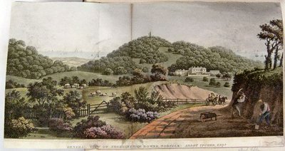 General View of Sherringham Bower, Norfolk: Abbot Upcher, c.1812 by Humphry Repton